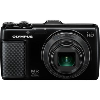 Цифров фотоапарат olympus sh-25mr black - 16.0 mp backlit cmos, 12.5x super wide zoom, 3.0" 460k dots touch lcd - 4 545350 03925-7
