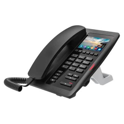 Voip телефон fanvil h5w, 3.5 инча 320x480 цветен дисплей, 2 sip акаунта, 2x 10/100 mbps lan порта, wi-fi, poe, черен, 1020014