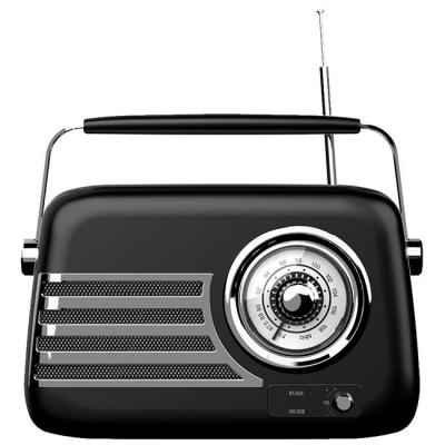 Радио с ретро дизайн diva retrobox series rb-bt8500, bluetooth - до 10 м обхват, usb, aux, mp3, 20 hz – 16 khz, 5 w, 3 w, черен / сребрист, 19517