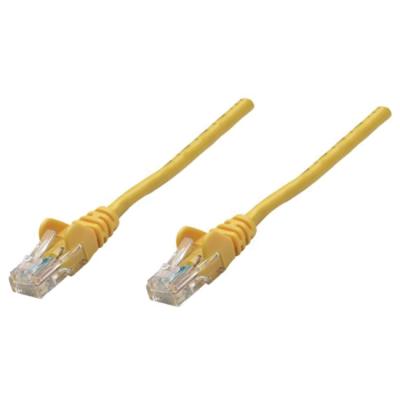 Пач кабел iintellinet 737333, utp, cat.5e, 0.25 м, жълт, 737333