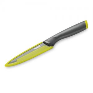 Нож tefal, 12 см, soft touch дръжка, титаниево покритие, защитен калъф, k1220704