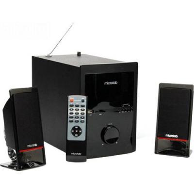 Звукова система microlab multimedia - speaker m-700u (2.1 channel surround, 46w, 35hz-20khz, usb, black) - m-700u