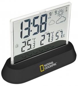 Метеорологична станция показва температура, влажност и време