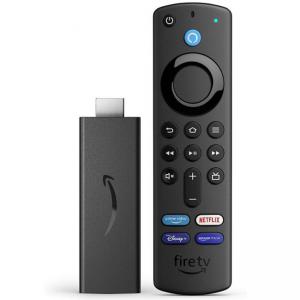 Мултимедиен плеър amazon fire tv stick, wi-fi 6, alexa voice remote, черен, amazon-tv-stick-2021