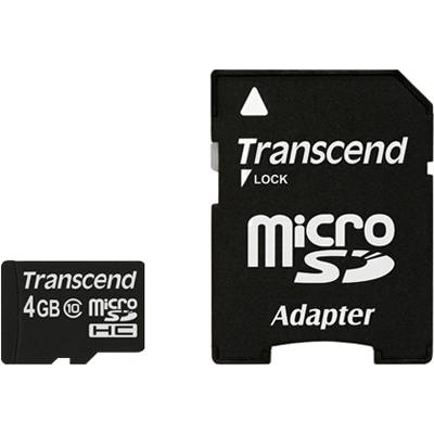 Transcend 4gb microsdhc card (class10) - ts4gusdhc10