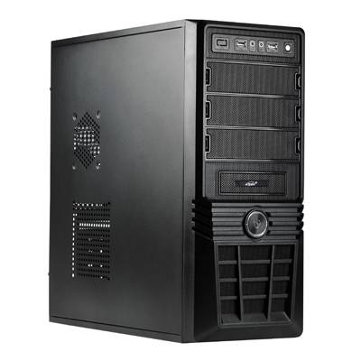 Кутия за компютър черна без  захранване spd1059b-r - sp-case-spd1059b-r