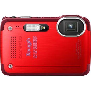 Фотоапарат olympus tg-630 red - 12.0 mp backlit cmos, 5x wide zoom, 3.0' 460k dots hypercrystal iii lcd, 5m waterproof, 1.5m shockproof, -10°c fr