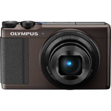 Фотоапарат olympus xz-10 brown -  12.0 mp backlit cmos, 5x wide zoom, large-diameter f1.8 lens, 3.0' 920k dots touch lcd, manual controls, dual i