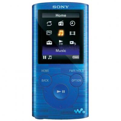 Mp3 плеър - sony nwz-e384, 8gb, blue + headset mdr-zx310 - e384lzx310lhi.ys