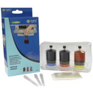 Мастило (eco refill kit) canon pixma ip 1800/1900/2600/ mp 190/198/210/220/1180/1880/mx 300/- cl-41/cl-38/cl-51 color - p№ nr-0cl41 - g&g - 220can