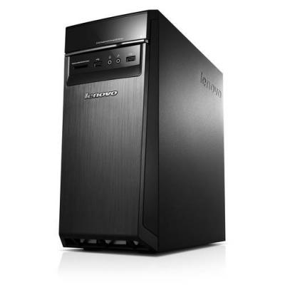 Настолен компютър - lenovo ideacentre h50-50 mini-tower g3250 3.20ghz, 4gb, 500gb 7200rpm, wifi, dvd, black + keyboard and mouse - 90b60042bg