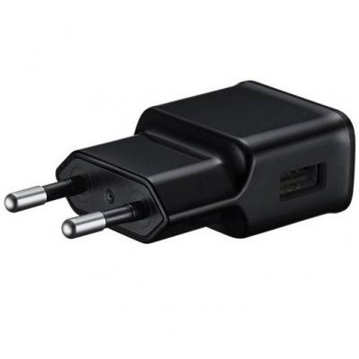 Адаптер samsung travel adapter 5.3v, 2a, flat ta plug body only (data link cable is not included), черен - ep-ta12ebexgww