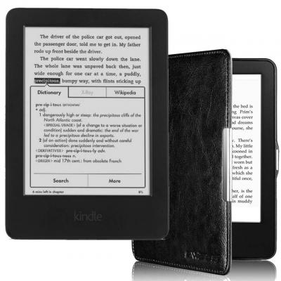 Четец за е-книги amazon kindle touch 4gb + калъф e-reader (6. gen)  - with special offers