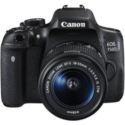 Огледално-рефлексен фотоапарат canon eos 750d + ef-s 18-55 is stm / ac0592c005aa