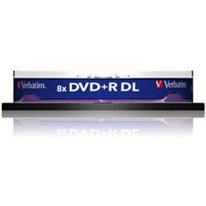 Dvd+r verbatim dual layer 240мин./8.5gb 8x - 10 бр. в шпиндел