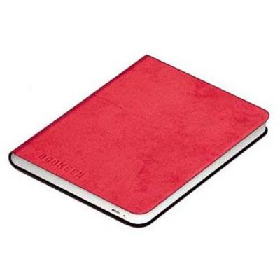 Калъф кожен bookeen classic, за ebook четец diva, 6 inch, магнит, червен, bookeen-coverds-crd