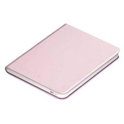 Калъф кожен bookeen classic, за ebook четец diva, 6 inch, магнит, lily pink, bookeen-coverds-lpk