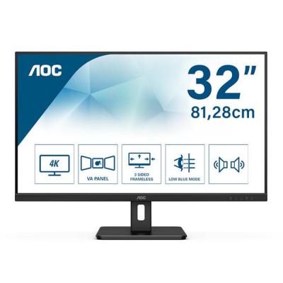 Монитор aoc va 4ms led hdmi display port u32e2n, 15274