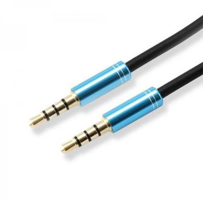 Аудио кабел sbox 3.5 мм стерео жак m/m, 1.5 м, черен/син, 3535-1.5bl