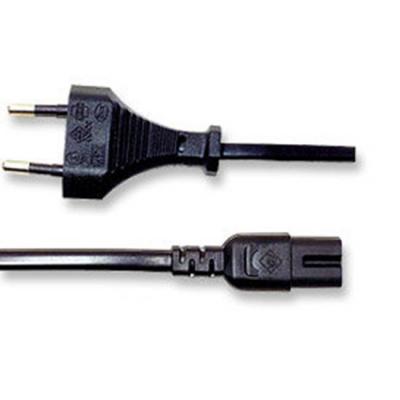 Захранващ кабел за лаптоп 2пинов черен manhattan, 339100