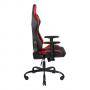 Геймърски стол deltaco, ергономичен, регулируема височина, червен/черен, gam-096-r
