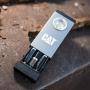 Алуминиев джобен фенер cat ct5110 pocket spot light, с магнит, черен/инокс