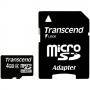 Transcend 4gb microsdhc (1 adapter - class 4) - ts4gusdhc4