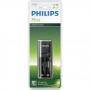 Зарядно устройство за батерии philips mini зарядно за батерии 1/2 x aa/aaa, 170/80 ma, 220/240v, без включени батерии - scb1210nb/12
