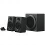 Аудио система logitech 2.1 speakers z333, 40w, черен, 980-001202