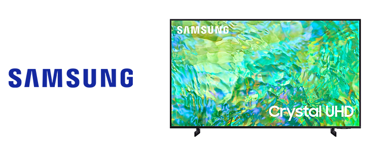 Телевизор Samsung 50CU8072, 50 инча 4K UHD, 3840 х 2160, LED, 50 Hz, SMART, Tizen, HDR 10+, HDMI, USB, Wi-Fi 5, BT, Frameless, Черен, UE50CU8072UXXH
