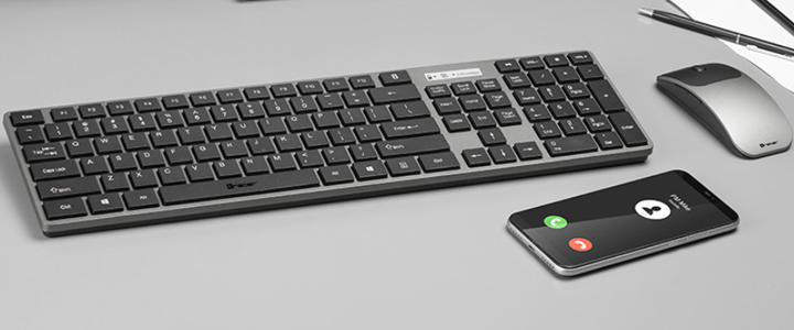 Клавиатура и мишка TRACER SET RF NANO USB, Черен/Сив 