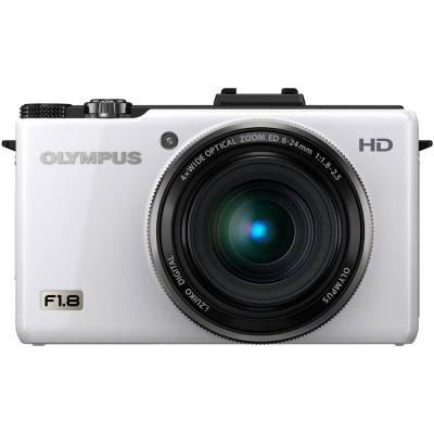 Цифров фотоапарат olympus xz-1 white - 10.0 mp high sensitivity ccd, 4x wide zoom, large-diameter f1.8 lens, 3.0" oled monitor - 4 545350 03167-1