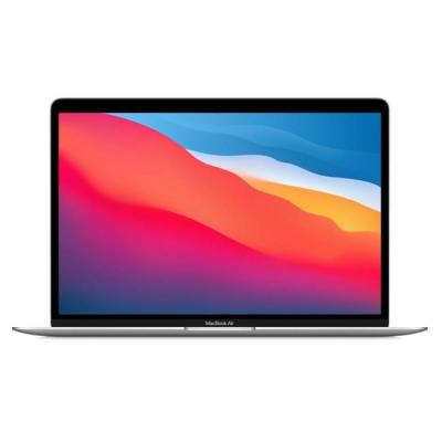 Лаптоп apple macbook air 13.3 инча, apple m1 (8 core) 3.20 ghz, 7c gpu, 256gb ssd, vga, hdmi, dvi, silver, z127000js