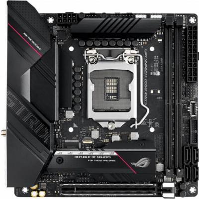 Дънна платка asus rog strix b560i gaming wifi socket 1200 miniitx aura sync rgb, asus-mb-rog-b560-i-wf