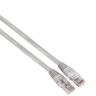 Мрежов кабел hama cat 5e, utp, rj-45 - rj-45, 1 gbit/s, 100 mhz, 1.5 m, сив, hama-200909