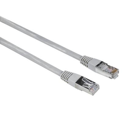 Мрежов кабел hama, cat 5e, ftp / utp, rj-45 - rj-45, 1 gbit/s, 100 mhz, 1.5 м, екраниран, сив, hama-200915