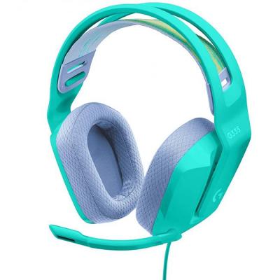 Геймърски слушалки logitech g335, 40 mm, 3.5mm жак, син, 981-001024