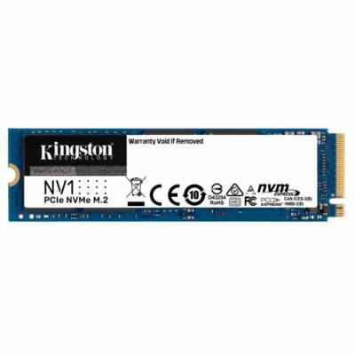 Диск solid state drive (ssd) kingston nv1 m.2-2280, pcie nvme, 500 gb, 2100 / 1700 mb/s, kin-ssd-snvs-500g
