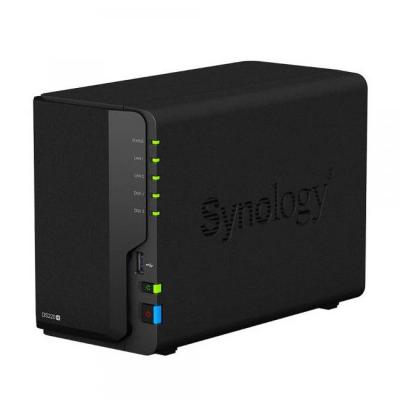 Мрежов сторидж synology ds220+, за 2 диска, до 32tb, 2ghz, 2gb, гигабит, usb3.0, synology-nas-ds220plus