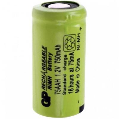Акумулаторна батерия   nimh 75aahb 750mah 1бр gp batteries, gp-br-75aah-nimh