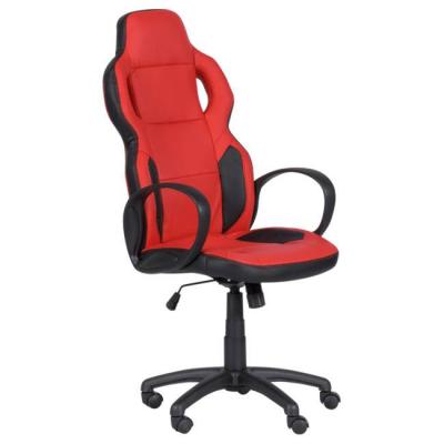 Геймърски стол carmen 7525 r, tilt tension, еко кожа, до 130 кг, регулируем люлеещ механизъм, червен/черен, 3520259_4