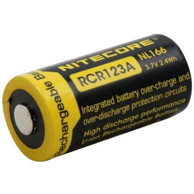 Акумулаторна батерия cr-123 liion 3.7 v, 16340, 650 mah, nitecore, 1 брой, nitecore-br-cr123