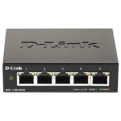 Управляем комутатор d-link easy smart managed switch, 5 ports, gigabit, 10/100/1000 mbps, 10 gbps, 2 mb flash, dgs-1100-05v2/e