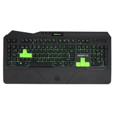 Геймърска клавиатура keep out f89pro :: жична, usb 2.0, led подсветка, 12 мултимедийни и 5 програмируеми клавиша, 3 профила, черна, f89pro