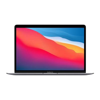 Лаптоп apple macbook air 13.3 инча (2560x1600), apple m1 (8 core), 8gb ram, 256gb ssd, vga, hdmi, dvi, usb-c, сив, z124000l4
