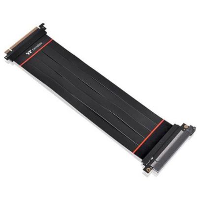 Kабел за вертикален монтаж thermaltake tt premium pci-e riser universal gpu extender riser cable, pci-e 4.0 x16, 300 mm, черен, ther-ac-058-co1otn-c1