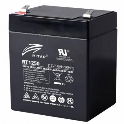 Оловна батерия ritar (rt1250) agm, 12v/5ah - 90/70/101mm, ritar-rt1250