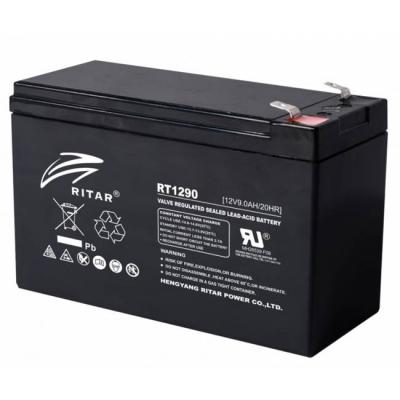 Оловна батерия ritar (rt1290) agm, 12v/9ah  - 151/65/94 mm, ritar-rt1290