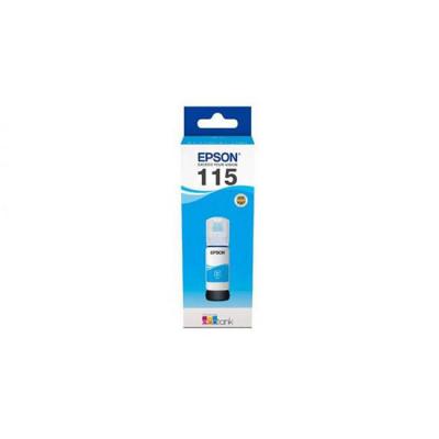 Мастило в бутилка epson 115 ecotank pigment - cyan, c13t07d24a
