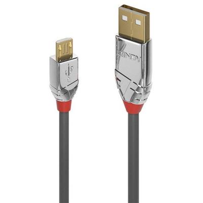 Usb2 кабел lindy 1type am 1microbm cromo line 2м, lny-36652